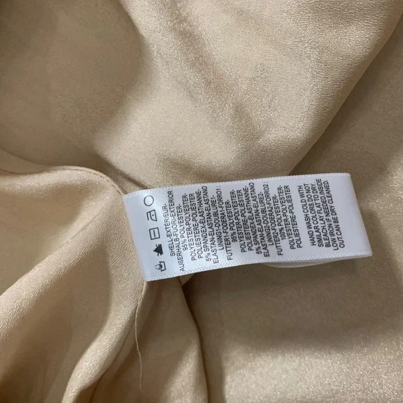 Dress the Population Silver Sequin V Neck Long Sleeve Wrap Midi Dress - Picture 4 of 5